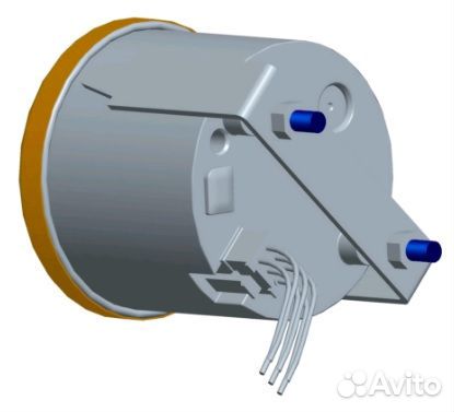 Тахометр со счетчиком моточасов черный катер лодку