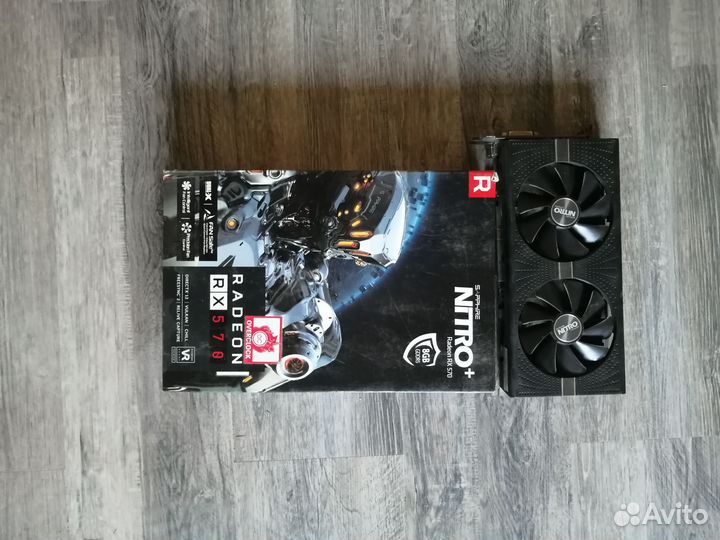 Видеокарта rx570 8gb