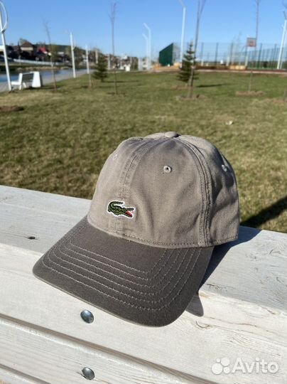 Кепка / Бейсболка Lacoste темно-серый