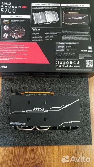 Видеокарта MSI AMD Radeon RX 5700