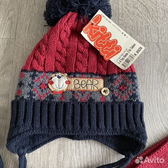 Комплект шарф, шапка и перчатки