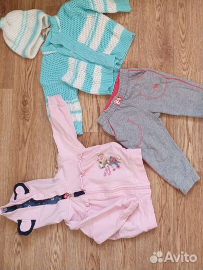 Вещи пакетом на девочку 74-80