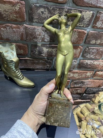 Скульптура Cartinet 19 век, французская бронза