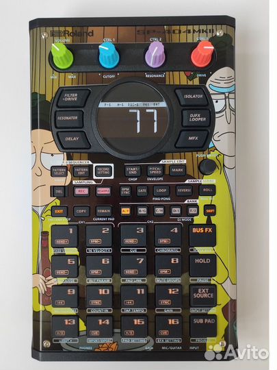 Roland sp 404 mk2 скины Рик и морти