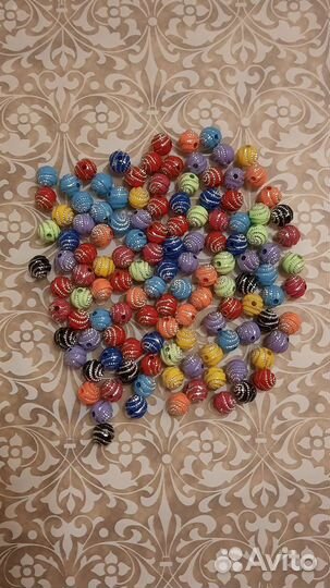 Бусины акриловые 6мм