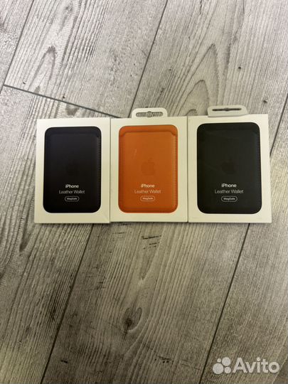 Apple leather wallet оригинал