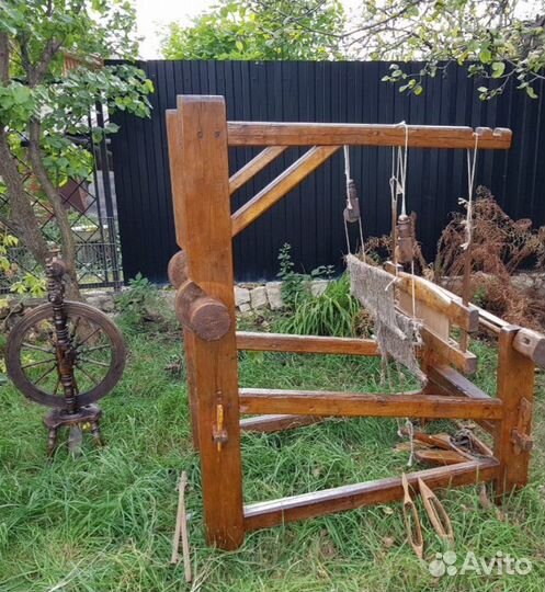 Старинный ткацкий станок 19 века