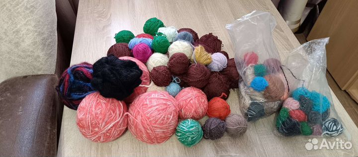 Пряжа нитки для вязания цена за все