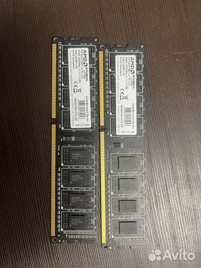 Оперативная память AMD ddr3 4 gb 1600