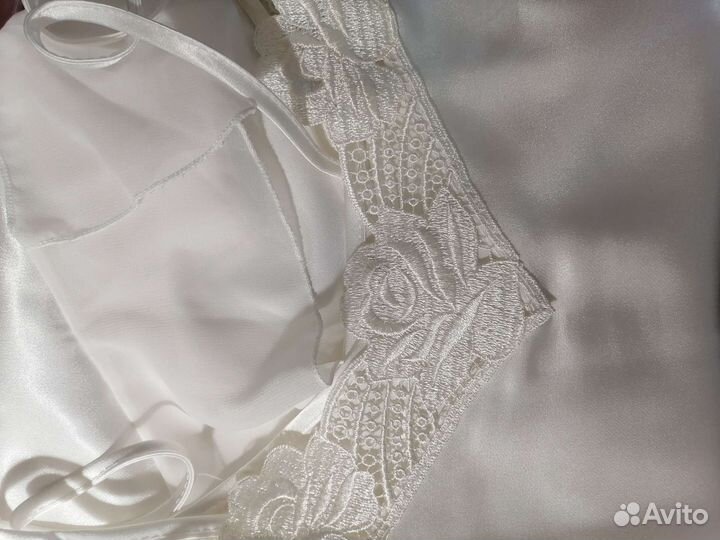 Сорочка шёлковая с органзой Jasmin, 50-52