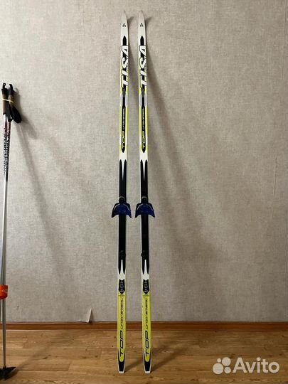 Лыжи, палки, ботинки