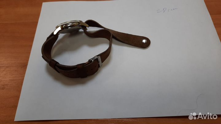 Кожаный ремень для часов