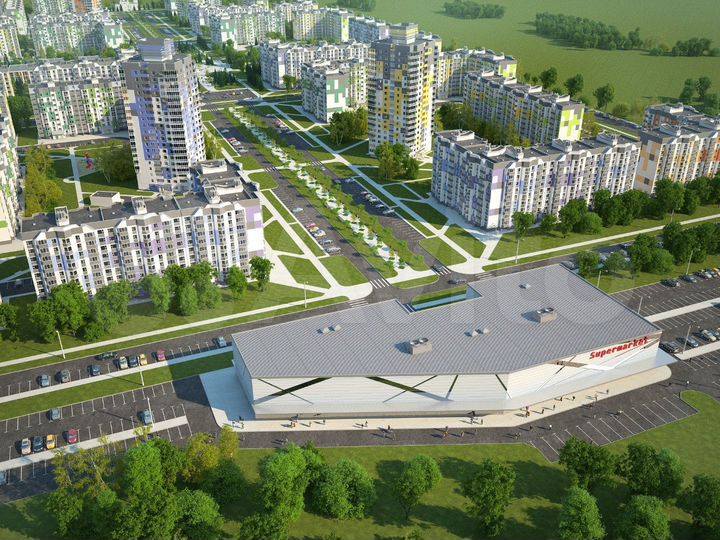 2-к. квартира, 65,9 м², 15/19 эт.