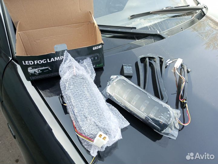 Надфарники подфарники Нива светодиодные LED