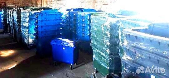 Евро контейнер 1,1 m3 - мусорный бак