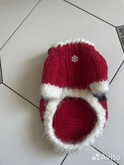 Костюм Санты для йорка(мальчик)