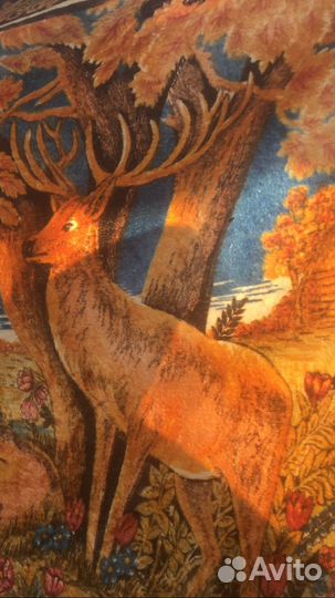 Ковер плюшевый СССР Винтаж