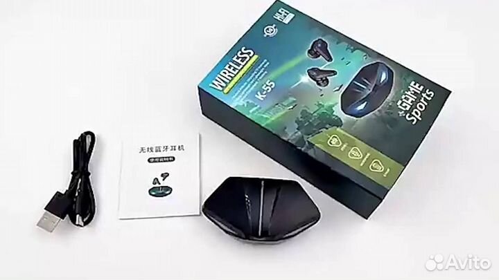 Игровой Беспроводной наушник K55