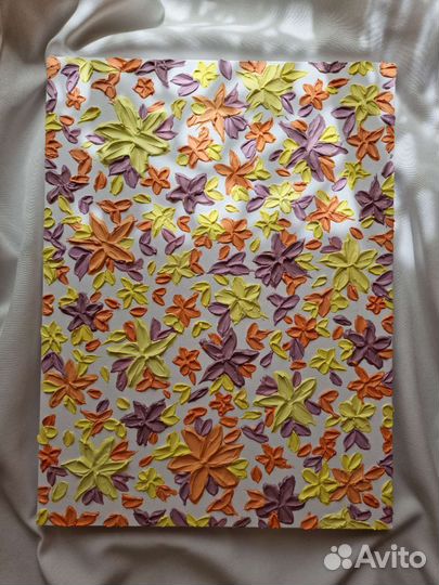 Картина текстурной пастой