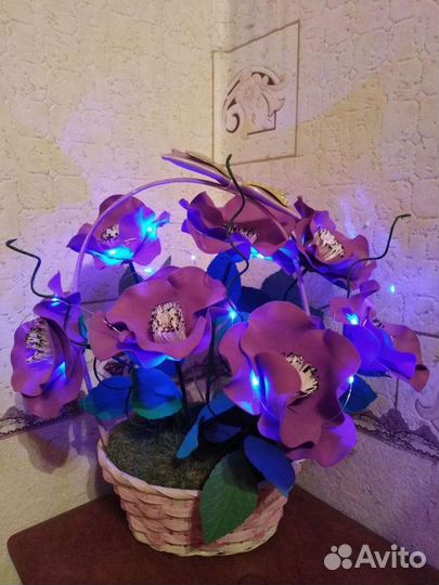 Цветы из фоамирана