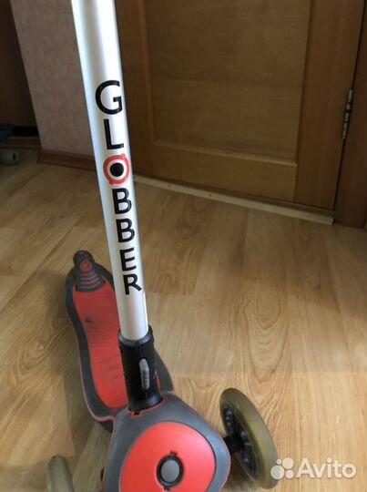 Самокат трехколесный globber складывающийся