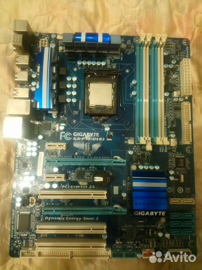 Материнская плата с процессором 1156