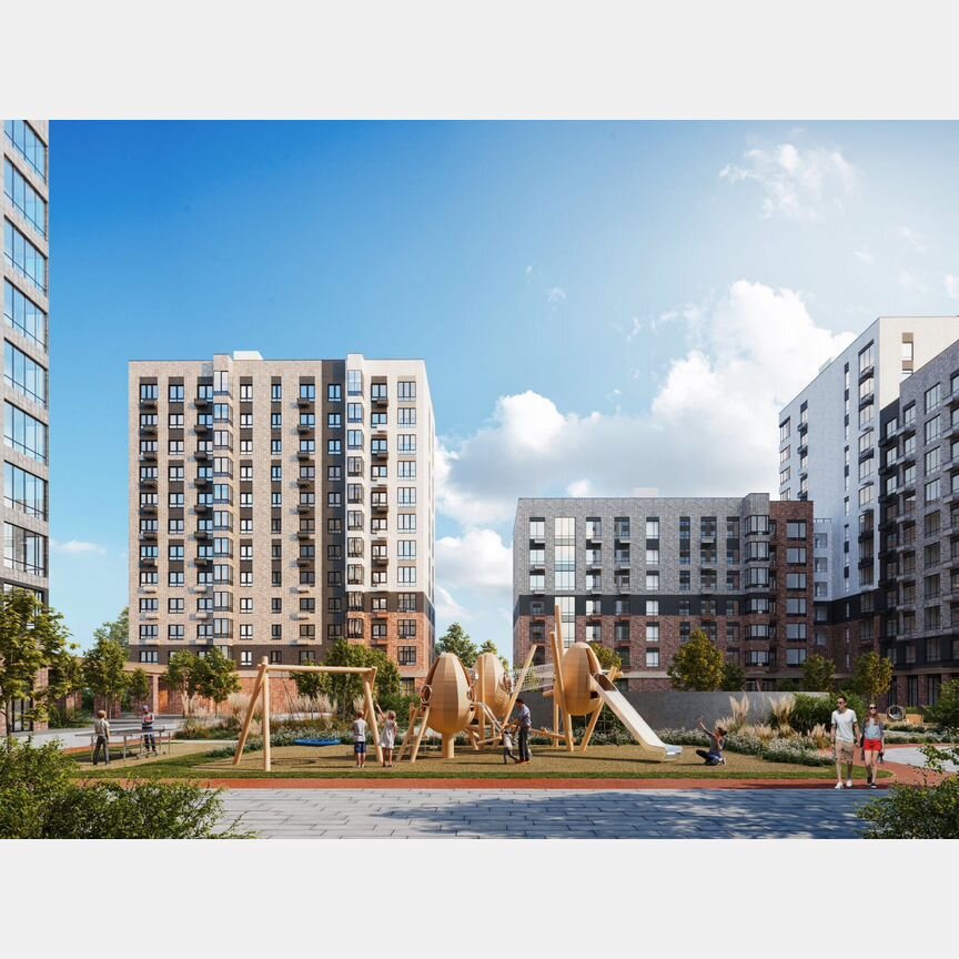 1-к. квартира, 49,1 м², 3/8 эт.