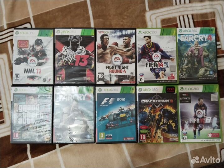 Диски на xbox 360