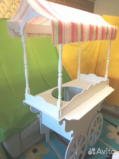 Тележка для сладкой ваты и candy bar