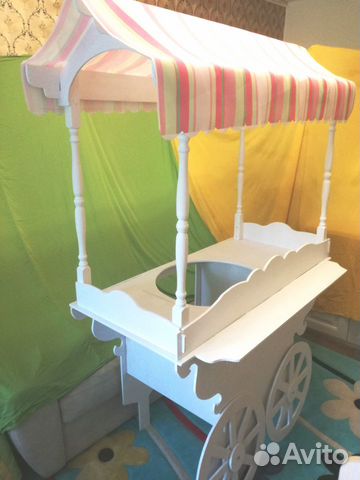 Тележка для сладкой ваты и candy bar