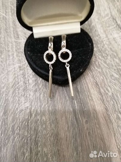 Серьги серебро