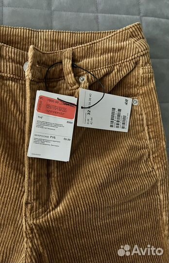 Вельветовые джинсы Hm H&M 32