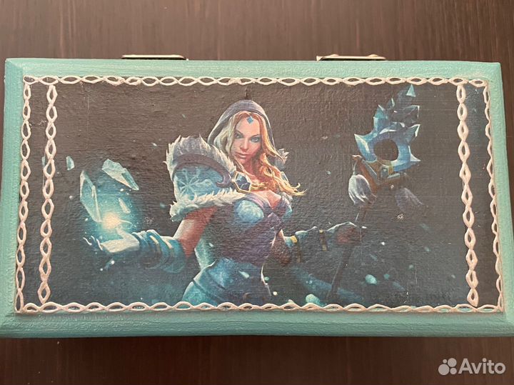 Шкатулка деревянная ручная работа Crystal Maiden