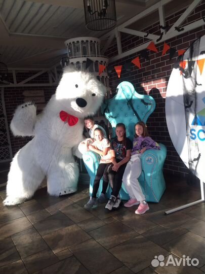 Медведь на праздник/аниматор/Белый мишка