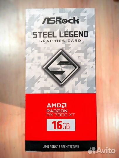 ASRock AMD RX 7800 XT Steel Legend Radeon