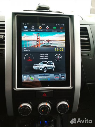 Магнитола Android Tesla Nissan X-Trail T31 Новая