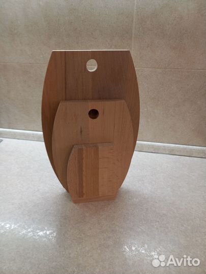 Набор разделочных досок на подставке