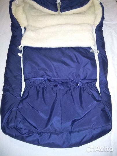 Зимний конверт в коляску