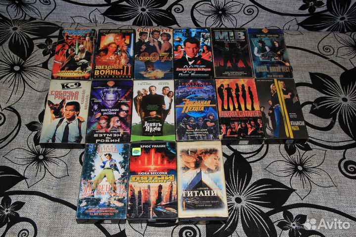 Видеокассеты VHS лицензия