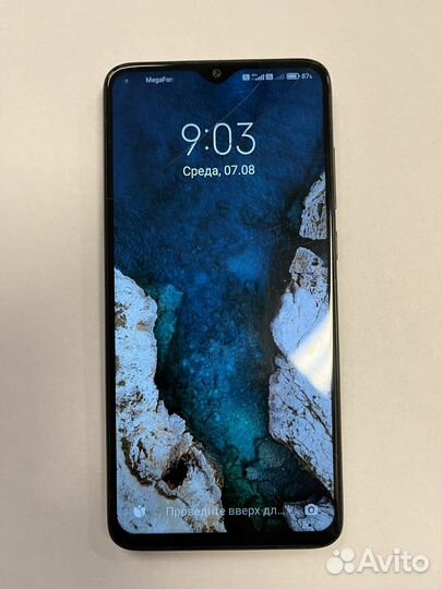 Битый дисплей Xiaomi Redmi Note 8 pro