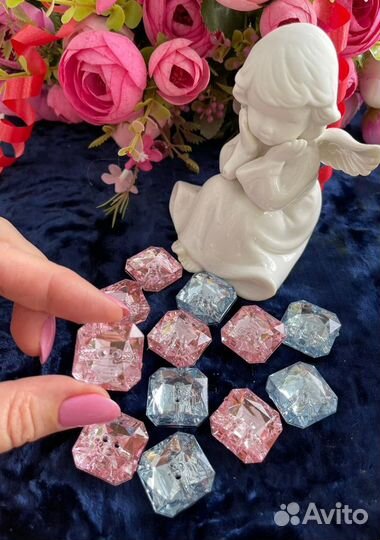 Пуговицы стразы Красивые пуговицы Стразы пришивные