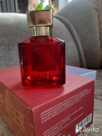 Парфюмерия, духи баккарат