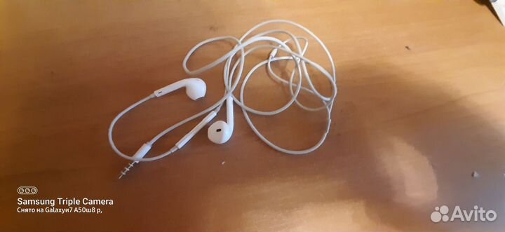 Оригинальные проводные наушники Apple EarPods 3,5
