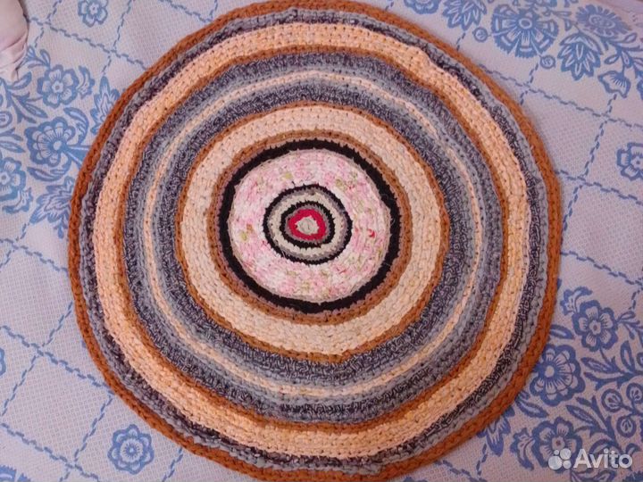 Тканевые коврики по методике rag crochet