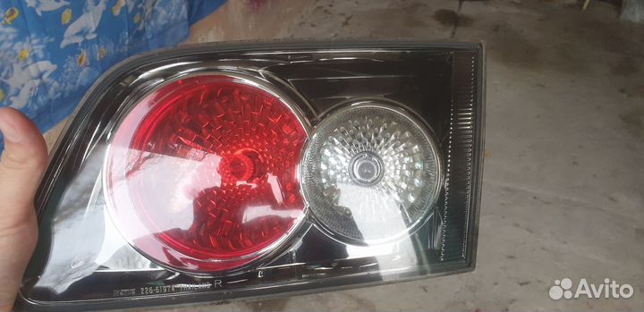 Фонари задние внутренние mazda 6 gg универсал