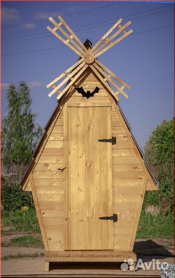 Дачный туалет с установкой