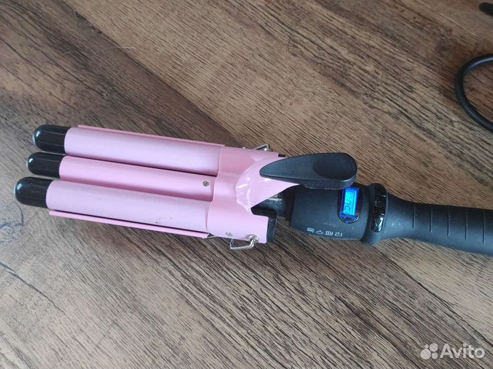 Плойка тройная для волос