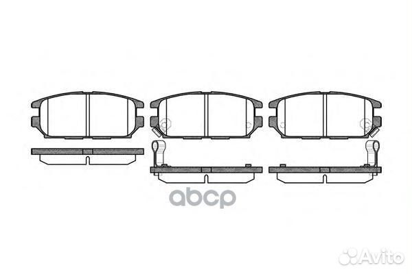 Колодки торм.дисковые 235612 Road house
