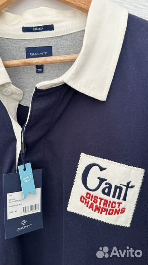 Поло мужское gant