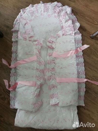 Конверт на выписку для девочки